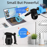 KACNON Mini Compressed Air, Super Power Electric Air Duster, Multi-Use Dust Blower Computer Duster, Canned Air Replaces for Cleaning Dust Hairs Crumbs Scraps for Computer Laptop Keyboard Electronics